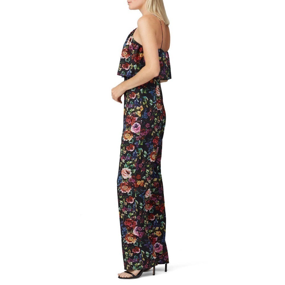 Aidan Aidan Mattox Halter Jumpsuit Multi Floral P… - image 2